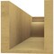 Ekena Millwork 6in. W x 6in. H x 24in. L New Brighton Woodgrain TimberThane Rafter Tail, Primed Tan RFTUR06X06X24NEBRCPR - alternate 3
